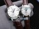 Super Copy Omega De Ville White Dial Brown Leather Strap Silver Bezel 40mm (1)_th.jpg